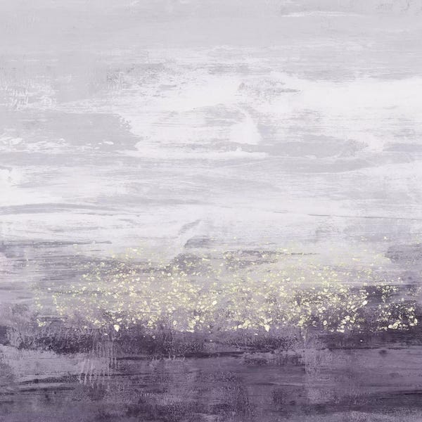 Linear Abstract: Amethyst Glitter II by Jennifer Goldberger