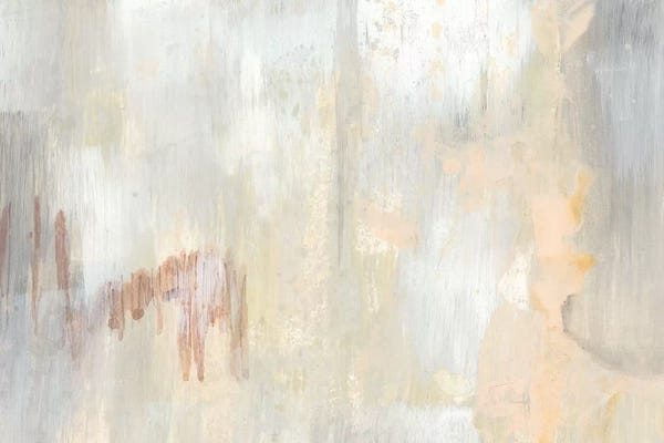 Large Modern Art - Canvas Prints: Barely Blush I by Jennifer Goldberger