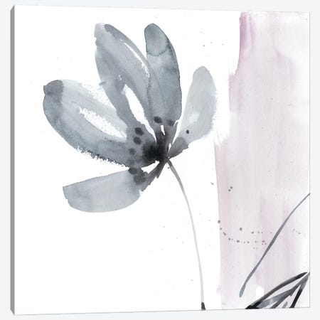 Blush Flower Splash I Canvas Print #JGO631} by Jennifer Goldberger Canvas Art