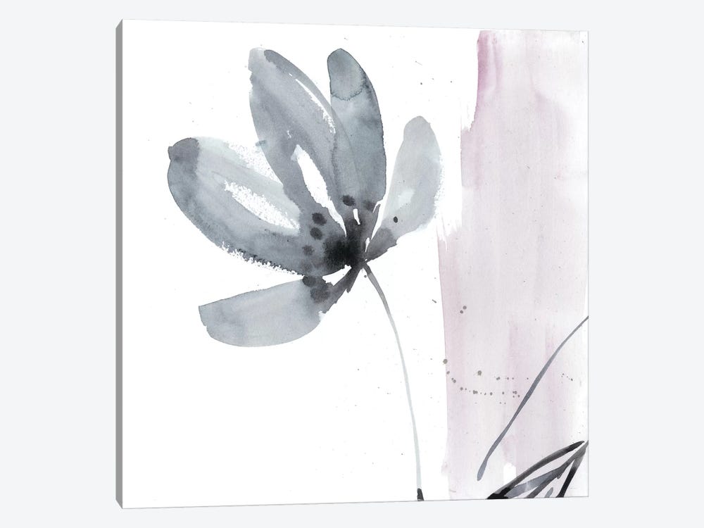 Blush Flower Splash I by Jennifer Goldberger 1-piece Canvas Art