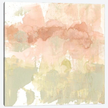 Dusty Blush & Olive I Canvas Print #JGO656} by Jennifer Goldberger Canvas Art Print