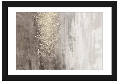 Glitter Rain II Paper Art Print - Abstract Art