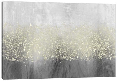 Glitter Swirl II Canvas Art Print - Gold