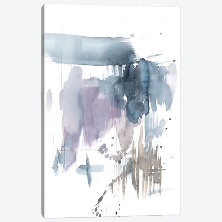 Violet & Paynes Splash I Canvas Print #JGO709} by Jennifer Goldberger Canvas Wall Art
