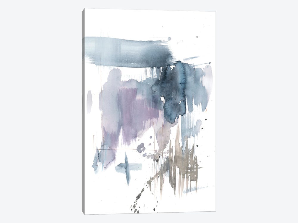 Violet & Paynes Splash I by Jennifer Goldberger 1-piece Canvas Art