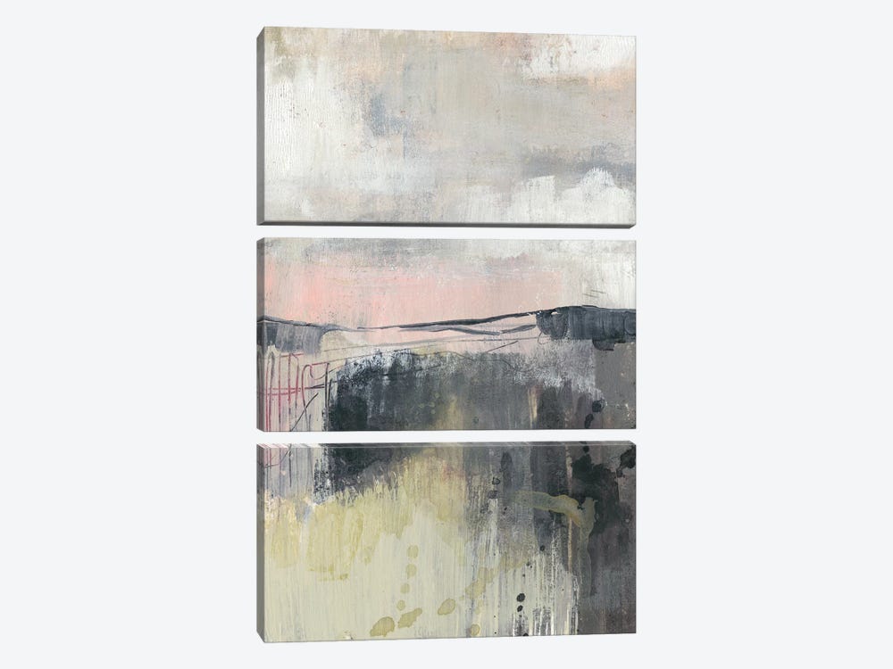 Blush Horizon I by Jennifer Goldberger 3-piece Art Print