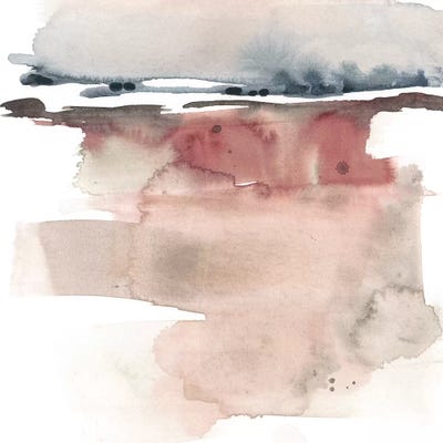 Earth Horizon III by Jennifer Goldberger framed canvas print