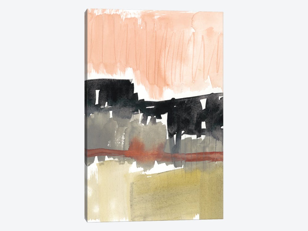 Crimson on the Horizon I by Jennifer Goldberger 1-piece Canvas Art