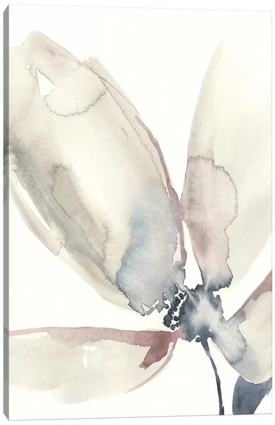 Fluid Petals II Canvas Art Print - Jennifer Goldberger