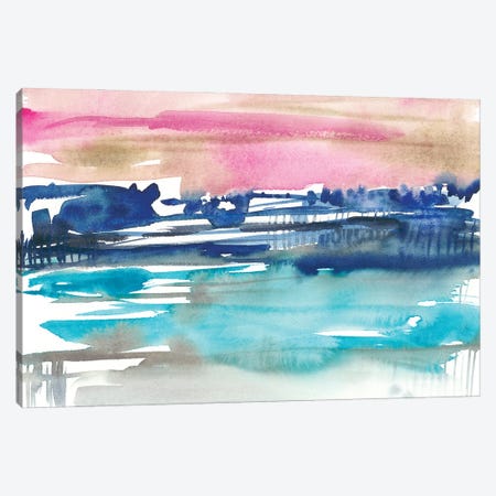 Indigo Sunset I Canvas Print #JGO867} by Jennifer Goldberger Canvas Art