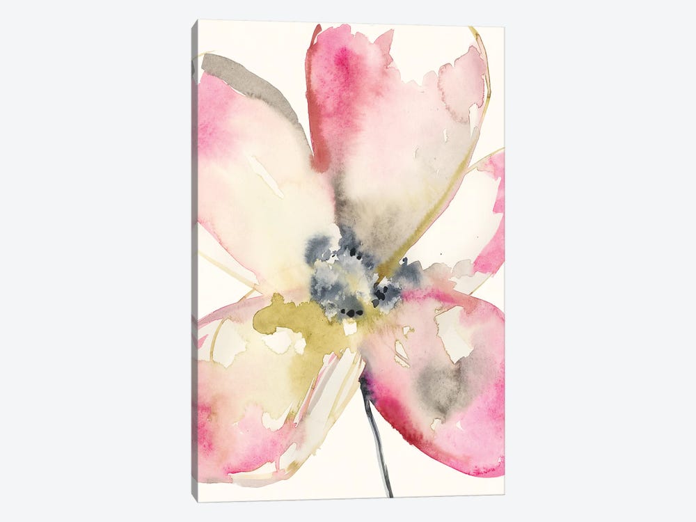 Magenta Petals II by Jennifer Goldberger 1-piece Canvas Artwork
