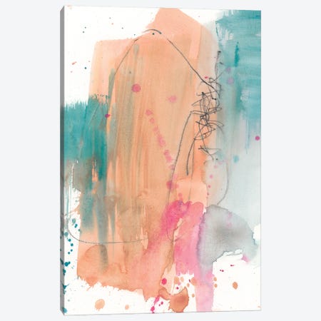 Vivid Splash I Canvas Print #JGO900} by Jennifer Goldberger Canvas Art