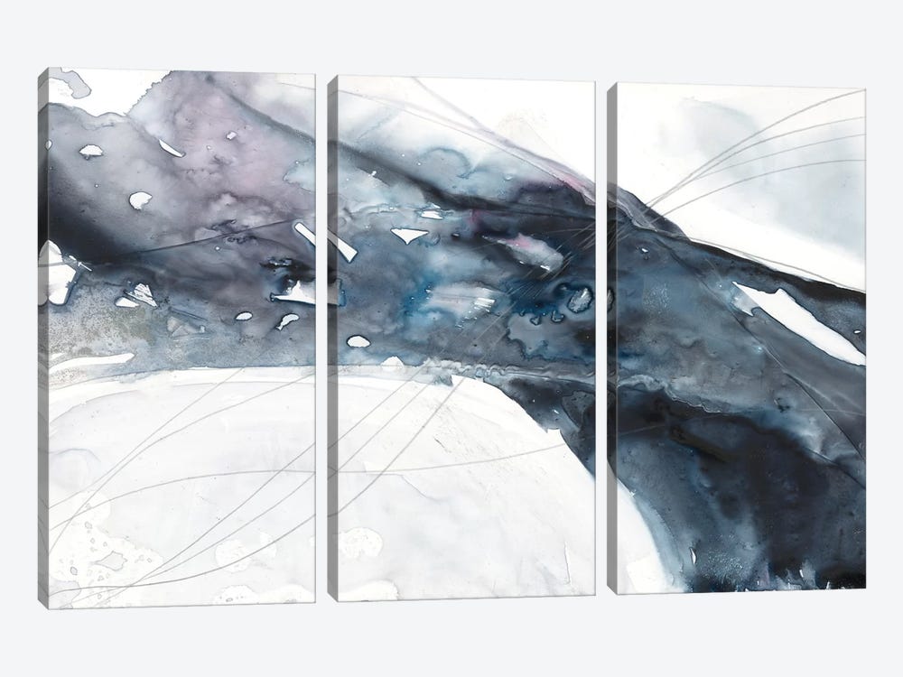 Agate Wave II by Jennifer Goldberger 3-piece Canvas Print