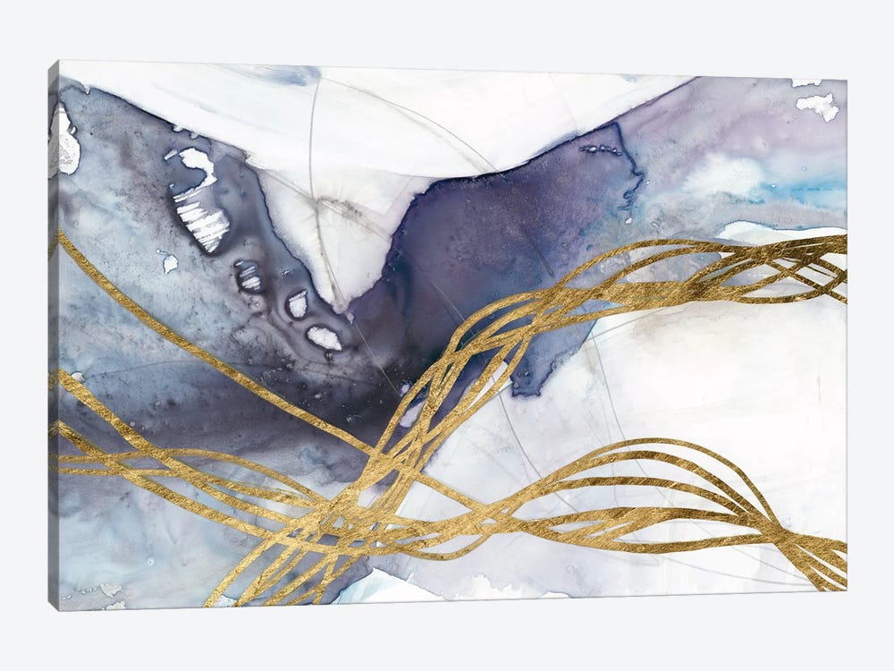 Agate Wave IV by Jennifer Goldberger 1-piece Canvas Print
