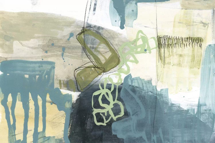 Blue Exploration I by Jennifer Goldberger wall art