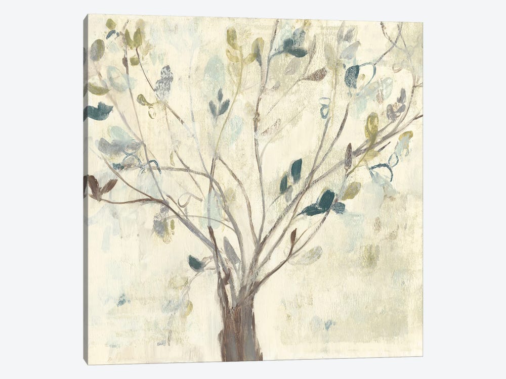 Trees of Blue II by Jennifer Goldberger 1-piece Canvas Artwork