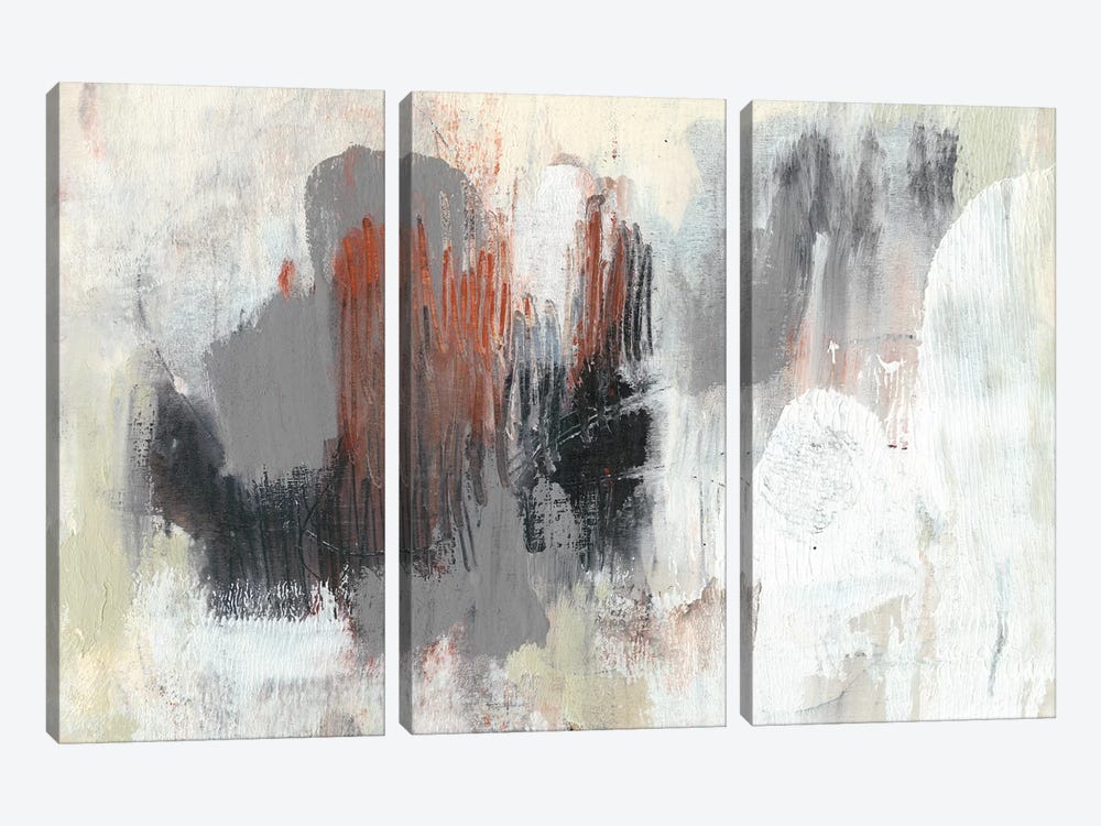 Neutrals & Rust II by Jennifer Goldberger 3-piece Canvas Wall Art