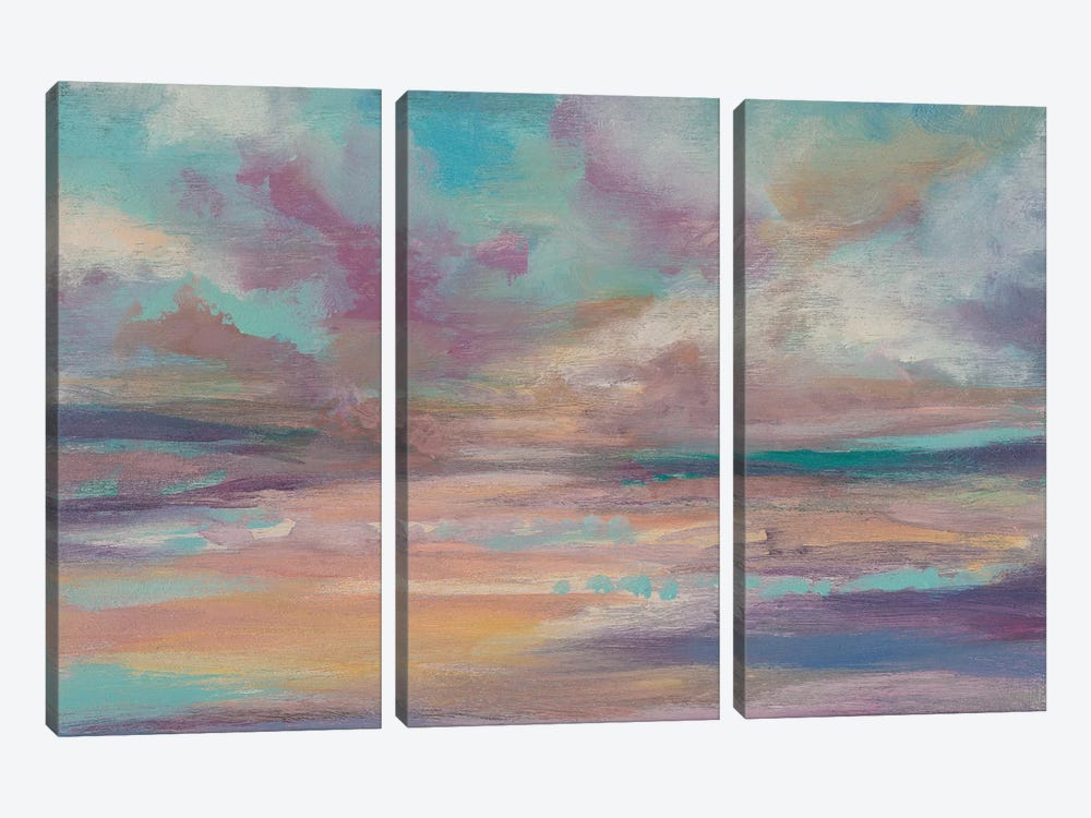 Sunset Light I by Jennifer Goldberger 3-piece Canvas Art