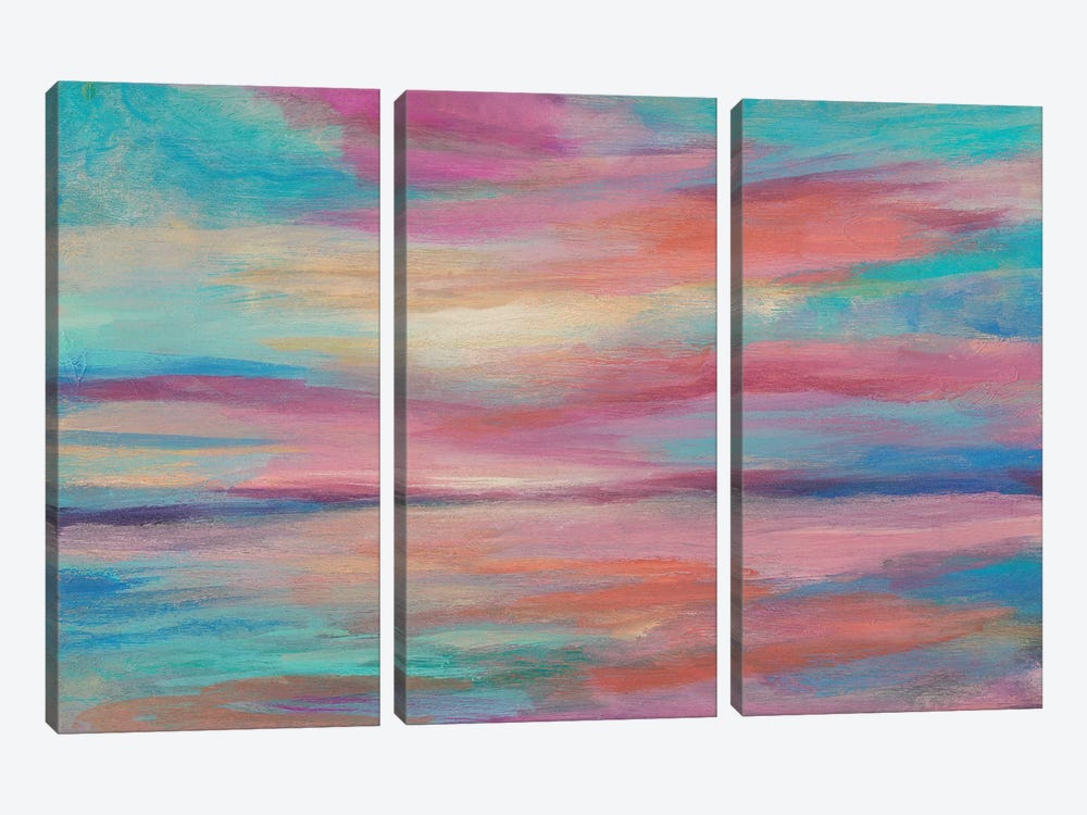Sunset Light VI by Jennifer Goldberger 3-piece Canvas Art Print