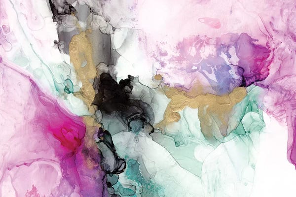 Dreamy Abstracts: Magenta Expression II by Jennifer Goldberger