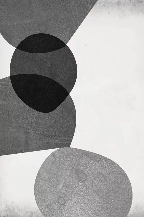 Grey Shapes II by Jennifer Goldberger wall art