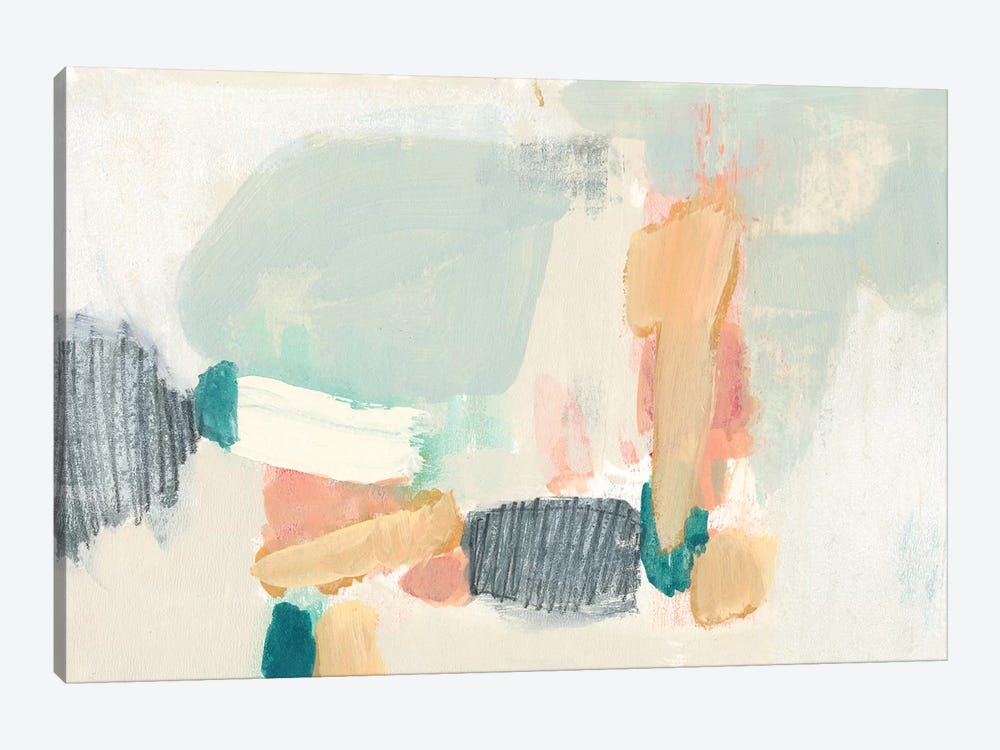 Confetti Shapes II by Jennifer Goldberger 1-piece Canvas Print