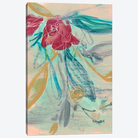 Tropical Bouquet I Canvas Print #JGO970} by Jennifer Goldberger Canvas Print