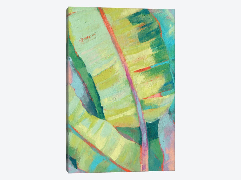 Vibrant Palm Leaves I by Jennifer Goldberger 1-piece Canvas Art