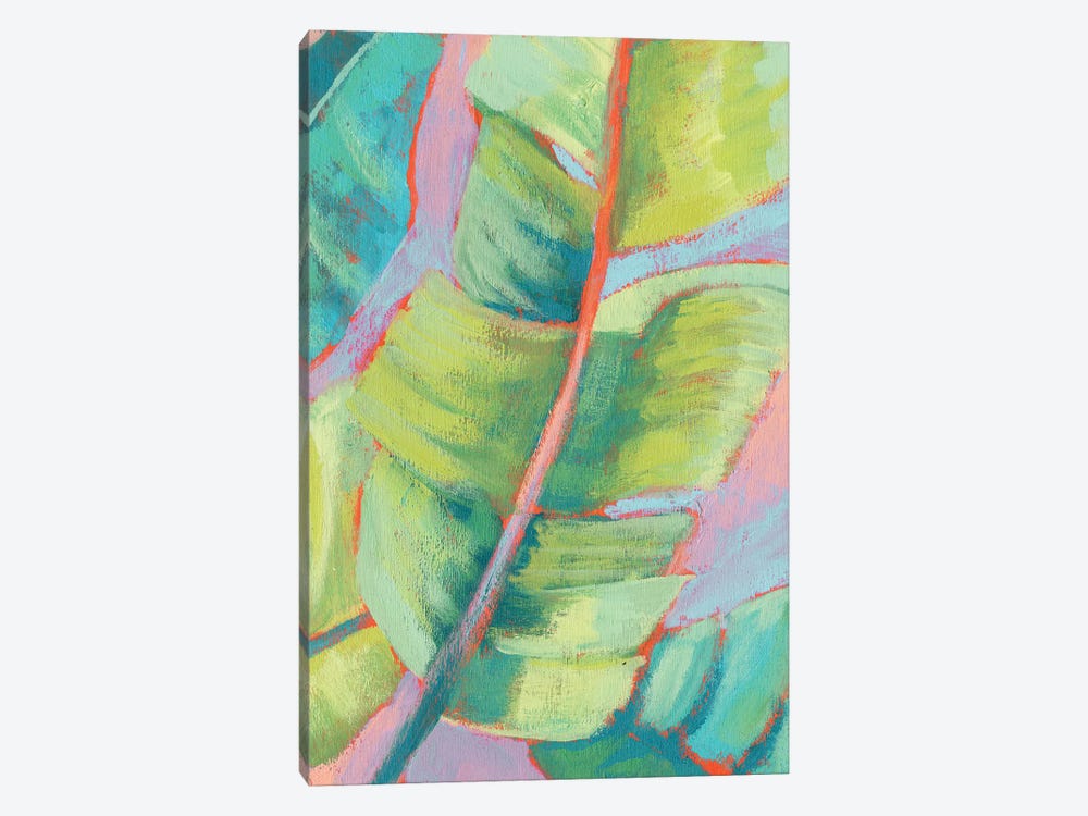 Vibrant Palm Leaves II by Jennifer Goldberger 1-piece Art Print