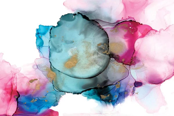 Alcohol Ink: Borealis I by Jennifer Goldberger