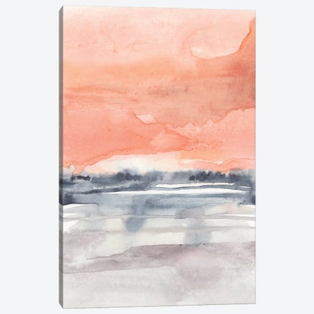 Coral Sky I Canvas Print #JGO994} by Jennifer Goldberger Canvas Artwork