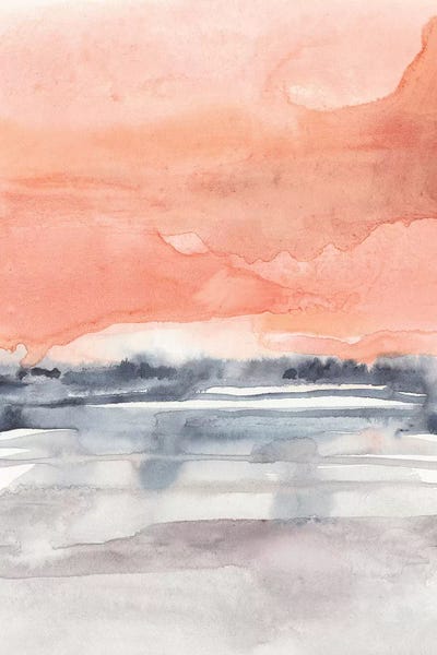 World Art Group: Coral Sky I by Jennifer Goldberger