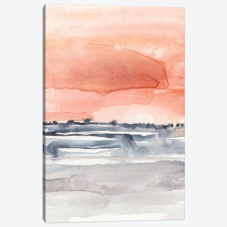 Coral Sky II Canvas Print #JGO995} by Jennifer Goldberger Canvas Artwork