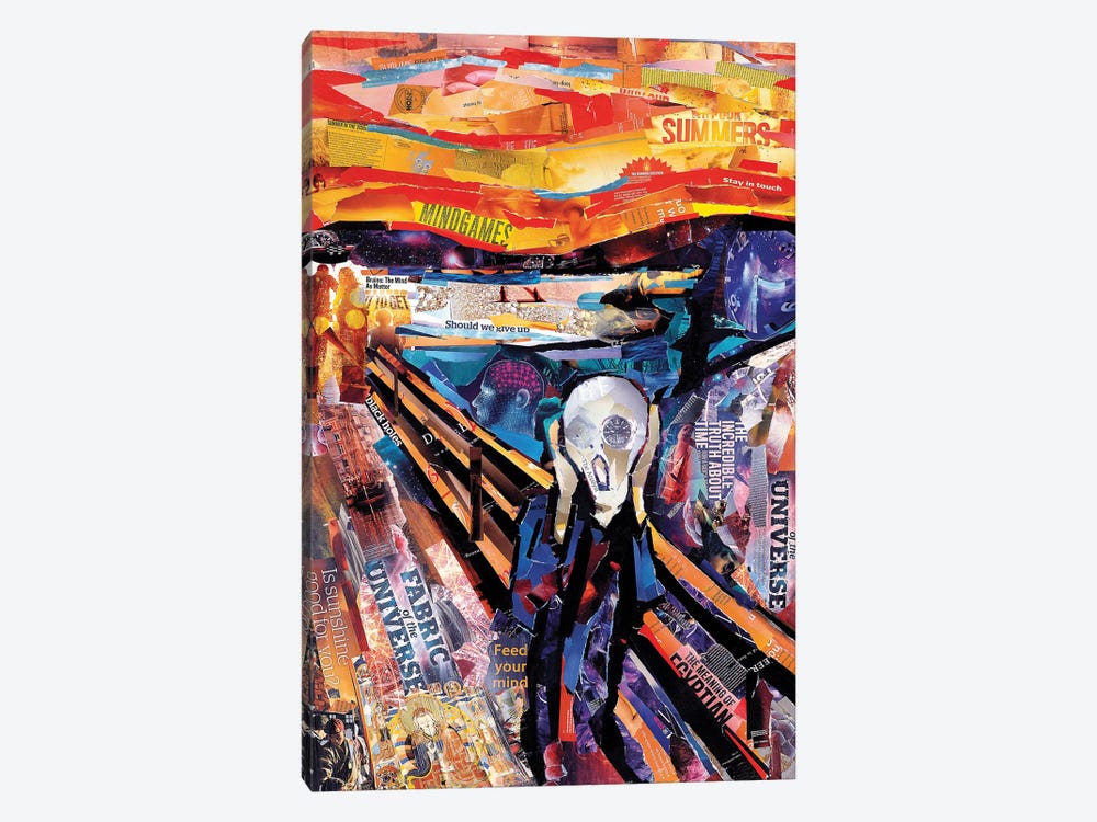 The Scream (Homage To Munch) by James Grey 1-piece Canvas Print