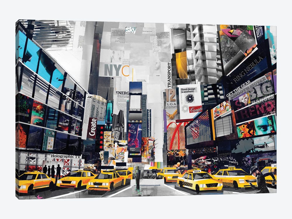 Times Square 1-piece Canvas Artwork