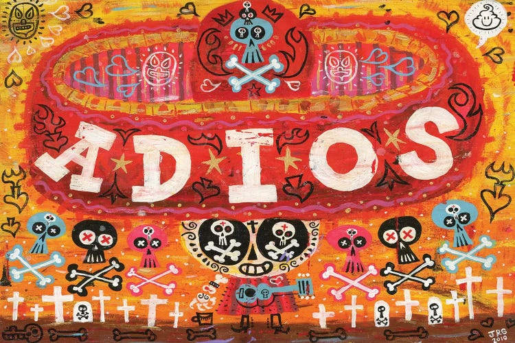 Adios Amigos by Jorge R. Gutierrez wall art