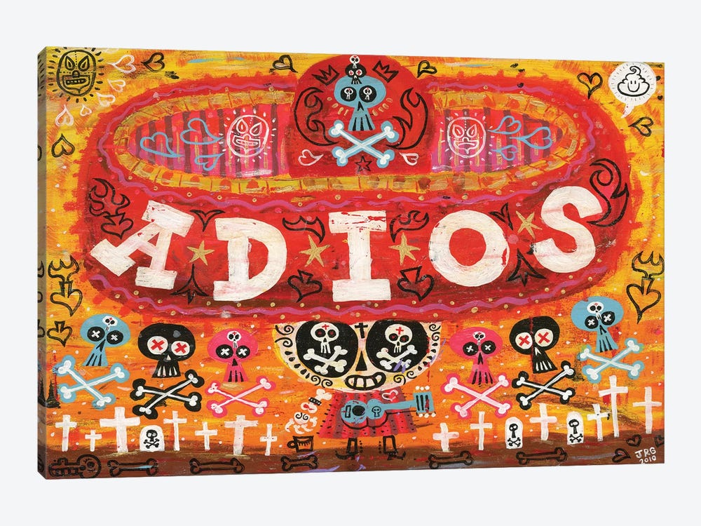 Adios Amigos by Jorge R. Gutierrez 1-piece Art Print