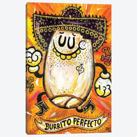 Burrito Perfecto Canvas Print #JGU2} by Jorge R. Gutierrez Canvas Art