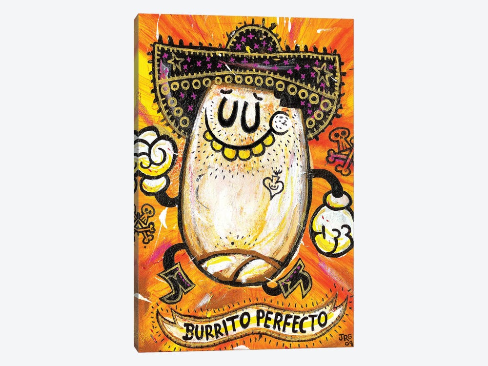 Burrito Perfecto by Jorge R. Gutierrez 1-piece Canvas Art