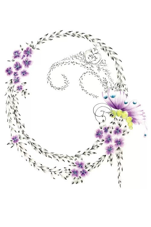 Letter O by Joanna Haber wall art