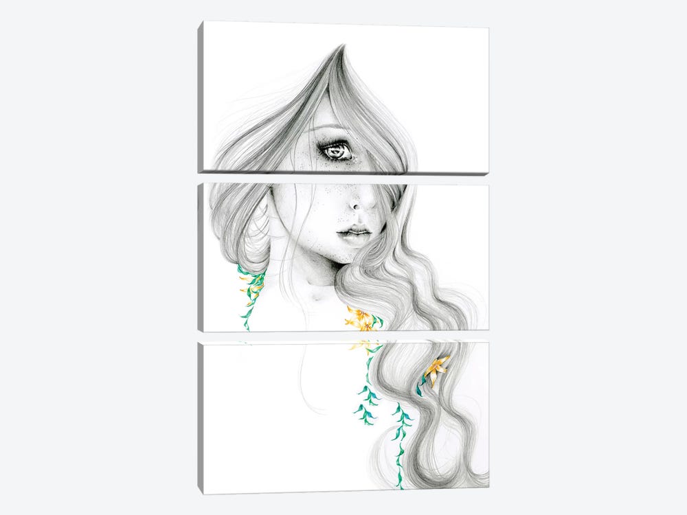 The Beauty Within 3-piece Canvas Print