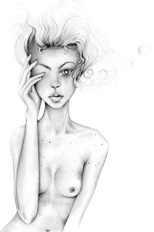 Broken Black And White by Joanna Haber wall art