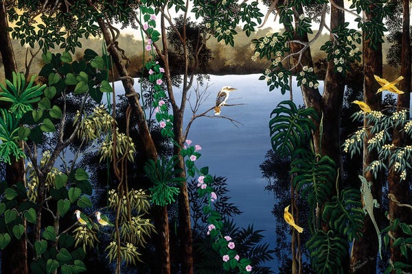 Jungles: Kookaburra At The Lake by Johanna Hildebrandt