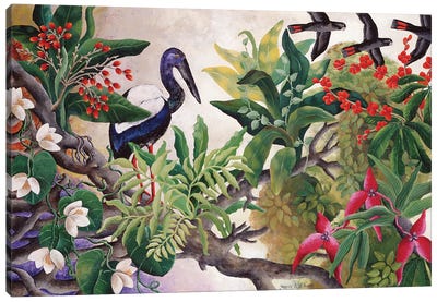 Transient Bloom Canvas Art Print - Jungles