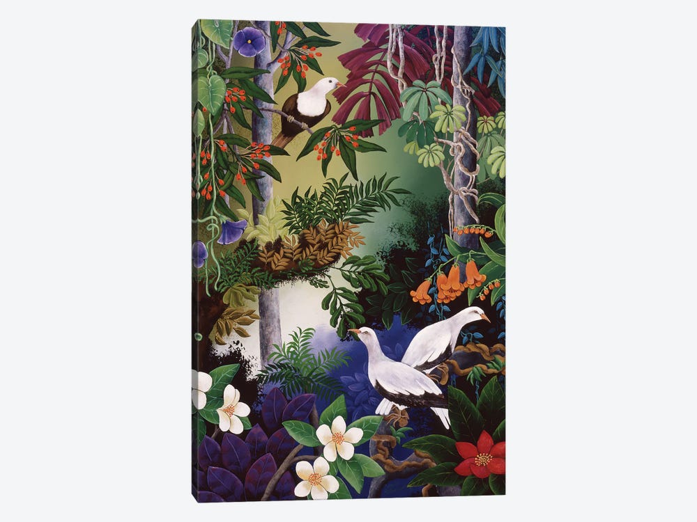 Forest Doves by Johanna Hildebrandt 1-piece Canvas Art