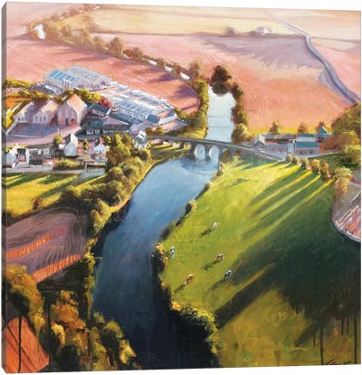 Meandering River Canvas Art Print - Johnny Morant