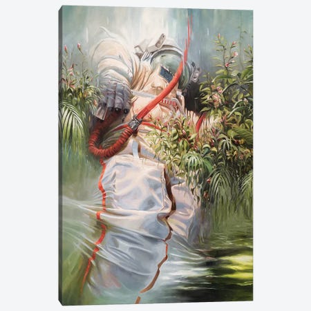 On The Shoulders Of Giants Canvas Print #JHM23} by Johnny Morant Canvas Wall Art