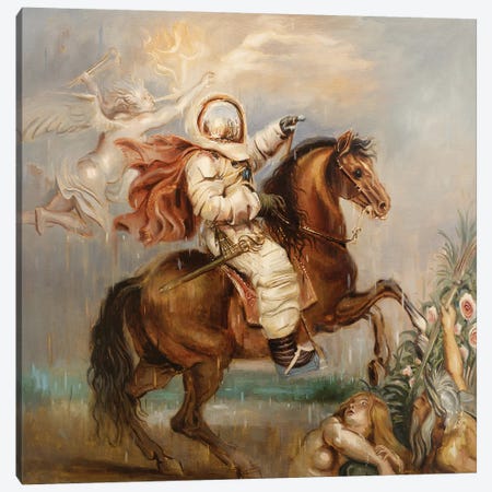 Allegory Of Hubris Canvas Print #JHM3} by Johnny Morant Canvas Artwork