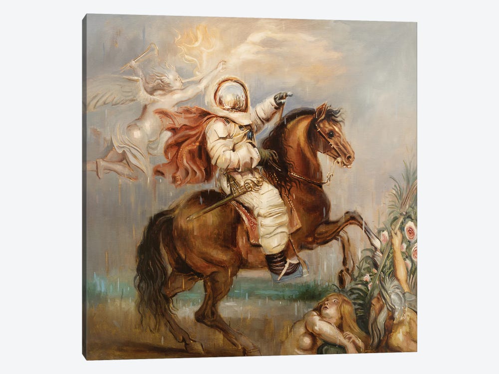 Allegory Of Hubris by Johnny Morant 1-piece Canvas Print