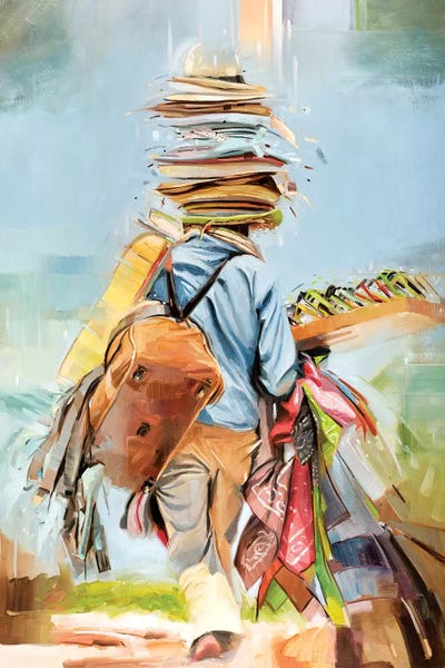 Beach Trader by Johnny Morant framed wall art